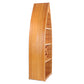 Wooden Canoe Wine Shelf