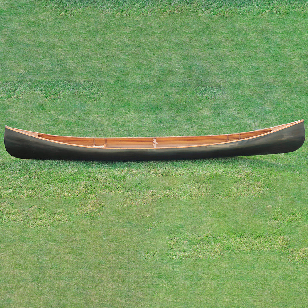 Skeena Canoe Dark Finish 18  | Cedar strip canoe for sale